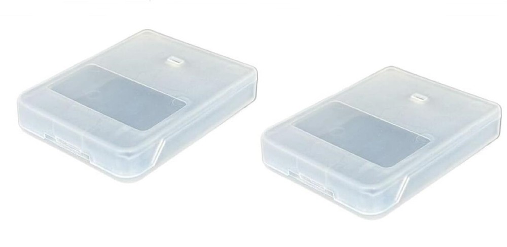 2pcs Memory Card Case Dust Cover Storage Box Compatible for PS1 PS2 Memory Card
