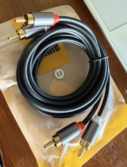 RCA PHONO & AUDIO PREMIUM CABLE 5ft 24k GOLD-PLATED AND SHIELDED SAVE NOW!!!!