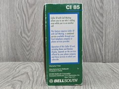 Bell South CI-85 Caller ID Display Call Waiting 80 Number Memory Brand New