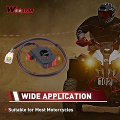7/8″ 22mm Handlebar 2 Function Right Start Switch Replacement for 125cc ATV 4 Wh
