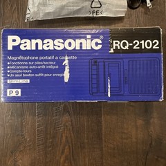 Panasonic RQ2102 Cassette Tape Recorder – Tested, Excellent Condition