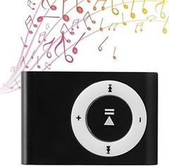 MP3 Portable Music Player Mini MP3 Back Clip Player Durable with Memory Card …