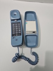 Vintage AT&T Blue Trimline Touch Tone Phone