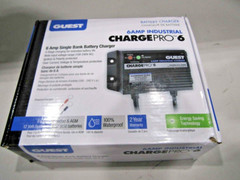 Guest Charge Pro 6A Battery Charger 1 Bank 12V On-Board Marine Boat 120V Global