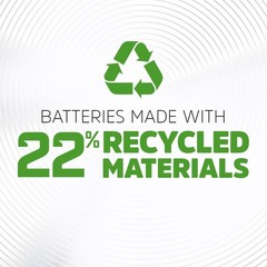 Rechargeable AA Batteries 8 Pack Nimh Household Use Eco-Friendly Leak Proof