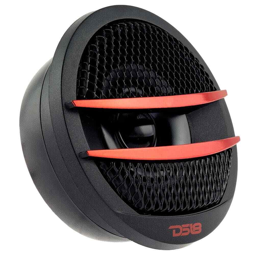 DS18 TX1S Car Audio 2″ Super Tweeter Build In Crossover – 200 Watts Pair Red