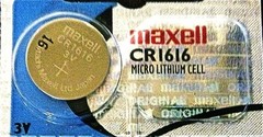 CR 1616 MAXELL LITHIUM BATTERIES (1 piece) 3V watch New Authorized Seller