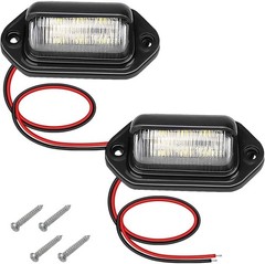 White LED License Plate Light Waterproof Tag Lights