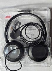JVC Wired Over-Ear Headphones Powerful Sound Lightweight Black New Open Box