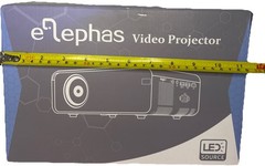 ELEPHAS Video Projector—HD/USB/USB-T/AV/Headphone Jacks—NEW—SHIPS IN 24 HOURS—