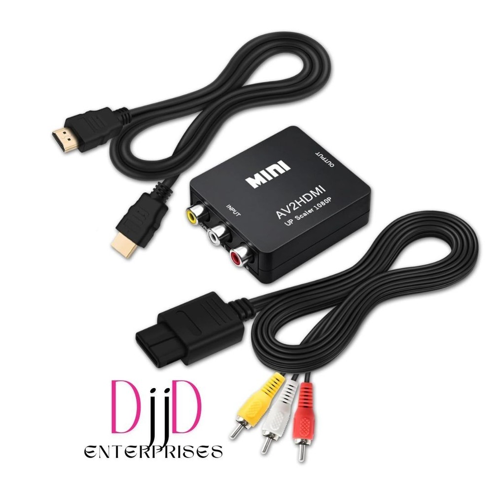 HDMI To RCA Converter Cable HDMI2AV Adapter 3RCA 1080P Composite HD Video Audio