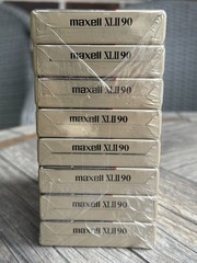 Maxell XLII 90 High Bias II Audio Cassette Tape 8 Pack, Sealed