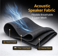 SAVUK Speaker Grill Cloth Fabric 3D Mesh Acoustic Box Cover Breathable Repair Ca