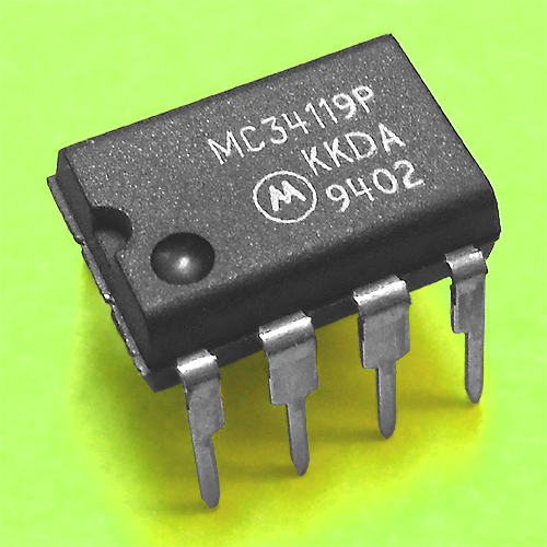 (5) MC34119P Audio Power Amp IC, VERY LOW Vcc, Typ. 250 mW – Genuine MOTOROLA