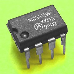 (5) MC34119P Audio Power Amp IC, VERY LOW Vcc, Typ. 250 mW – Genuine MOTOROLA