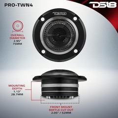 Aluminum Frame Tweeter – Bright High Frequencies