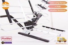 2025 Latest 4K HDTV Outdoor Antenna VHF UHF 200 Mile Range w/ Mounting Kit