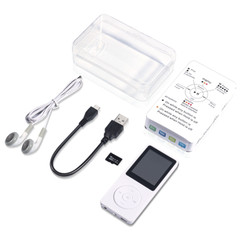Portable Bluetooth MP4 MP3 Player 16G HIFI Music Speaker Media FM Radio Recorder