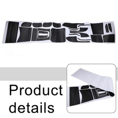 Interior Center Console Carbon Fiber Molding Sticker Decals For Accord 7th