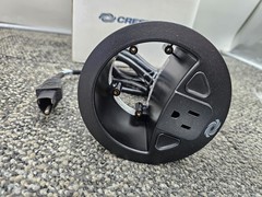 CRESTON TT-100-B-T Connect It™ Cable Caddy w/120V Outlet Black Textured
