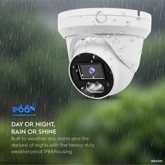 8MP PoE IP Full Color Night Vision Camera Outdoor/Indoor Metal Housing 2.8mm