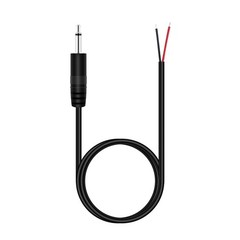 3FT 3.5mm 1/8″ to Speaker Wire TS Mono Male Plug to Bare Wire Pigtail 3.5mm J…