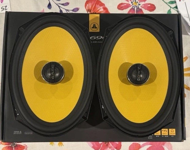 JL Audio C1-690x 2-Way Coaxial Car Audio Speakers, 6″x9″, 60W