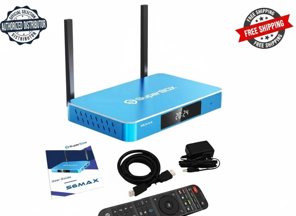SuperBox S6 Max – 24/7 Support – Authorized Distributor – Free Shipping