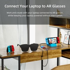 AR Glasses Hub, USB Adapter, 8K 60Hz Charge and Play Adapter, PD 100W Fast Ch…