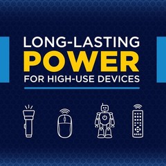 High Energy AAA Batteries 60 Pack Alkaline Triple A Batteries for Household Use