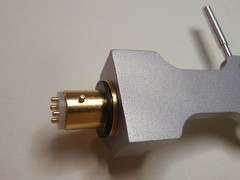 STANDARD HEADSHELL 4 PIN CONNECTOR GOLD PLATED FOR TURNTABLE MADE In Italy