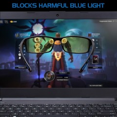 ENHANCE Battle Lens Clip On Blue Light Blocking Glasses Lens – Reduce Eye Strain