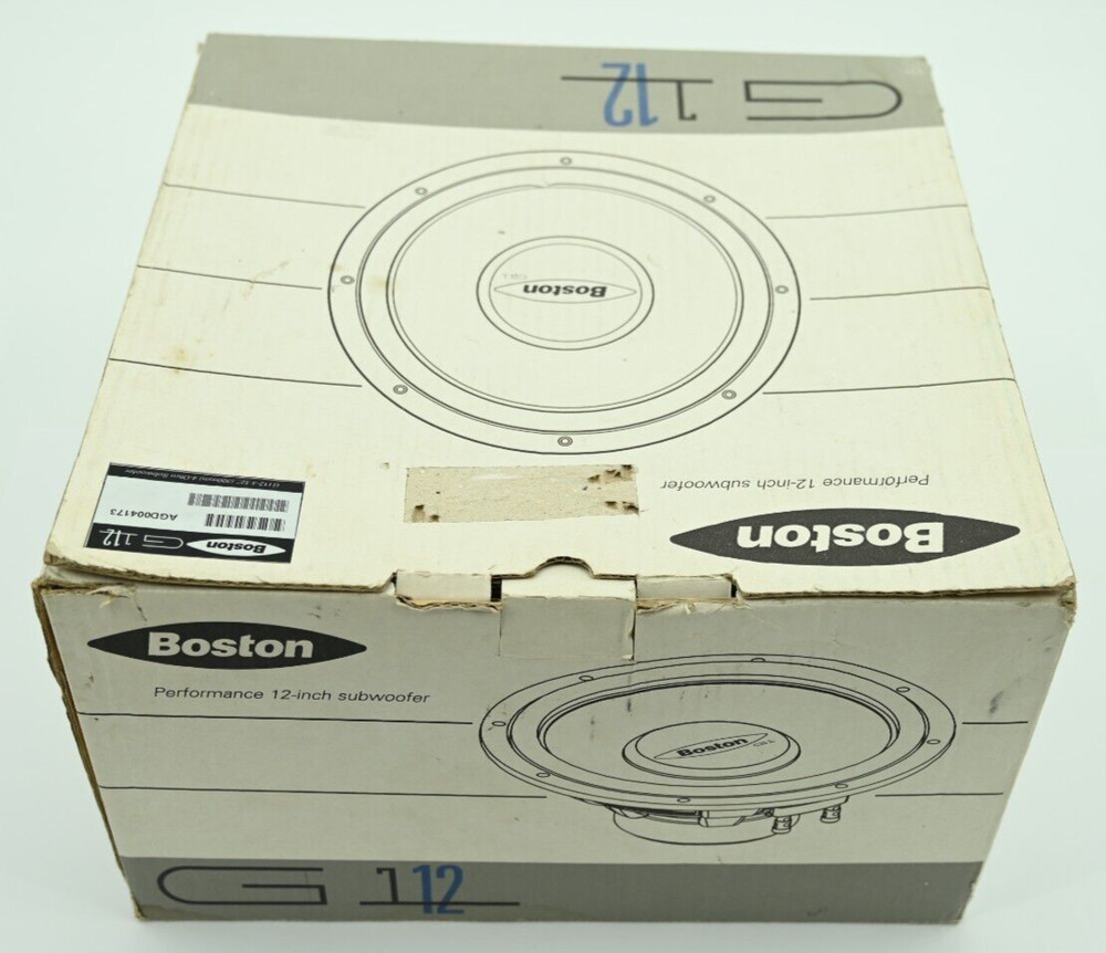 Vintage Boston Acoustics G112-4 12″ 4-Ohm G1 Subwoofer NEW in Box
