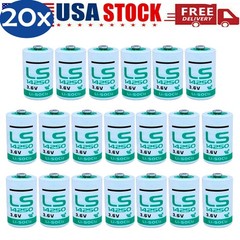 ◉ US STOCK!!! 20X LS14250 1/2 AA 3.6v Lithium Battery 1200mAh, LS 14250