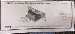 Extron 70-293-15 MAAP (2) 3.5mm Stereo Mini Jack. (2pk). NEW. Ships Free