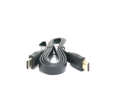 Lot of 7 VW-1 High Speed Flat HDMI Cable Black