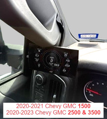 Phone Pillar Mount 2020-2023 Chevy GMC 1500 2500 3500 Edge Insight CTS CTS2 CTS3