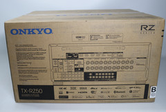 Onkyo TX-RZ50 9.2-Channel 8K/4K Network AV Receiver, 250W Per Channel at 6 Ohms