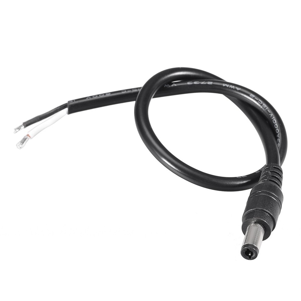 DC Power 5.5 x 2.5mm 10A 30cm Barrel Male Plug Connector Pigtail