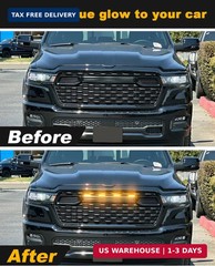 OKLSG LED Grill Lights for Dodge Ram 2025 2024-2019 Grille Raptor Lights Ram 150