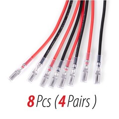 Mini Spade Terminal Wires Quick Connect Female Tabs Set