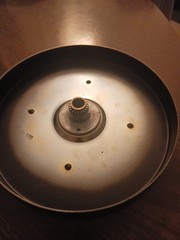 Vtg BSR Mini Changer Replacement Turntable Platter Metal Plastic Mat Small