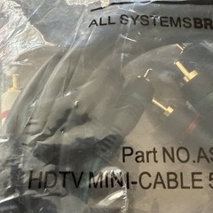 COMPONENT 6ft Cable Video AUDIO RCA 1080p HDTV Dvd VHS Tv