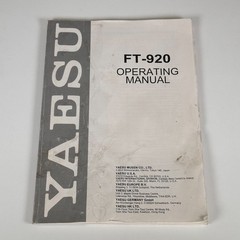 YAESU FT-920 HF 50MHz Transceiver All Mode Transceiver 100 Watts