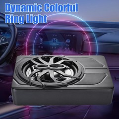 10″ 1200W Slim Under-Seat Subwoofer Powered Car Sub with Amp Speaker System kit
