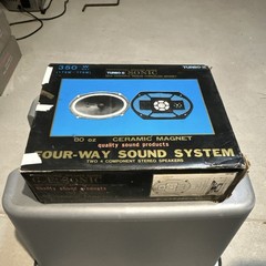 G.A. Sonic Turbo II 6x9in 4-Way Speaker Car Speakers Pair 175W RMS