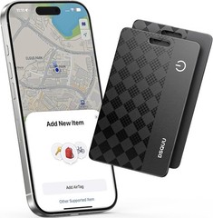 Wallet Tracker, MFi Certified for IOS, Ultra-Thin IP68 Anti-Loss Locator for iOS
