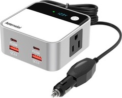 200W Car Power Inverter Outlet DC 12V to 110V 120V car Adapter Plug Outlet 4USB