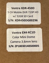 Ventra XDR-450/D-128 5-Channel 720p Hybrid Mobile DVR+ CAMERA
