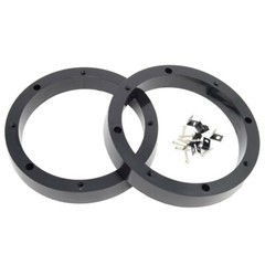 2 Pair 8.5″ Plastic Speaker Spacer Rings Subwoofer Custom Mounting Adapter